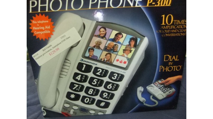 Ameriphone P-300 photo phone with built-in amplifier .